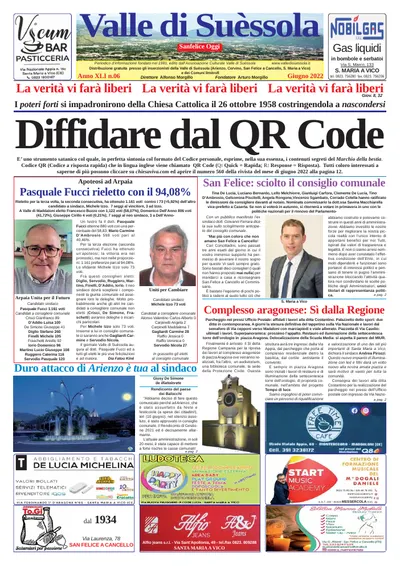 Prima pagina di Giugno 2022
