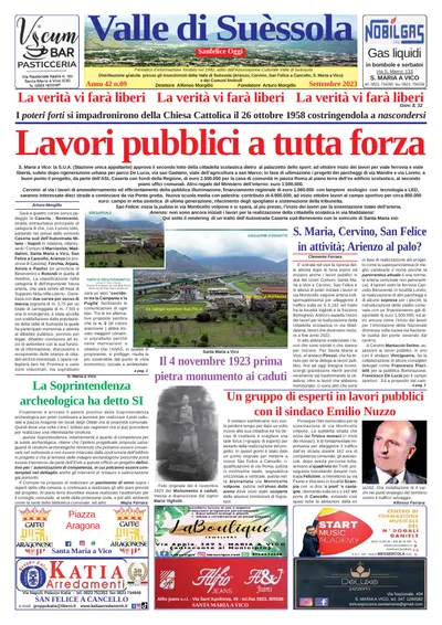 Prima pagina di Settembre 2023
