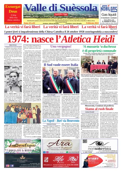 Prima pagina di Febbraio 2024
