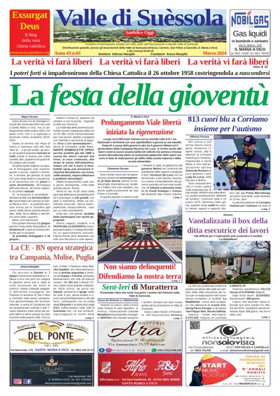 Prima pagina di Marzo 2024
