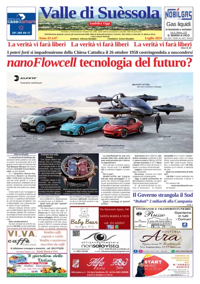 Prima pagina di Luglio 2024